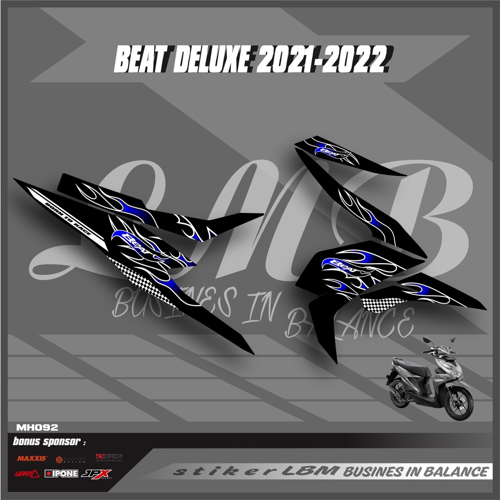 Share:  STRIPING BEAT DELUXE NEW MODEL API STIKER BEAT DELUXE MODEL API TERBARU