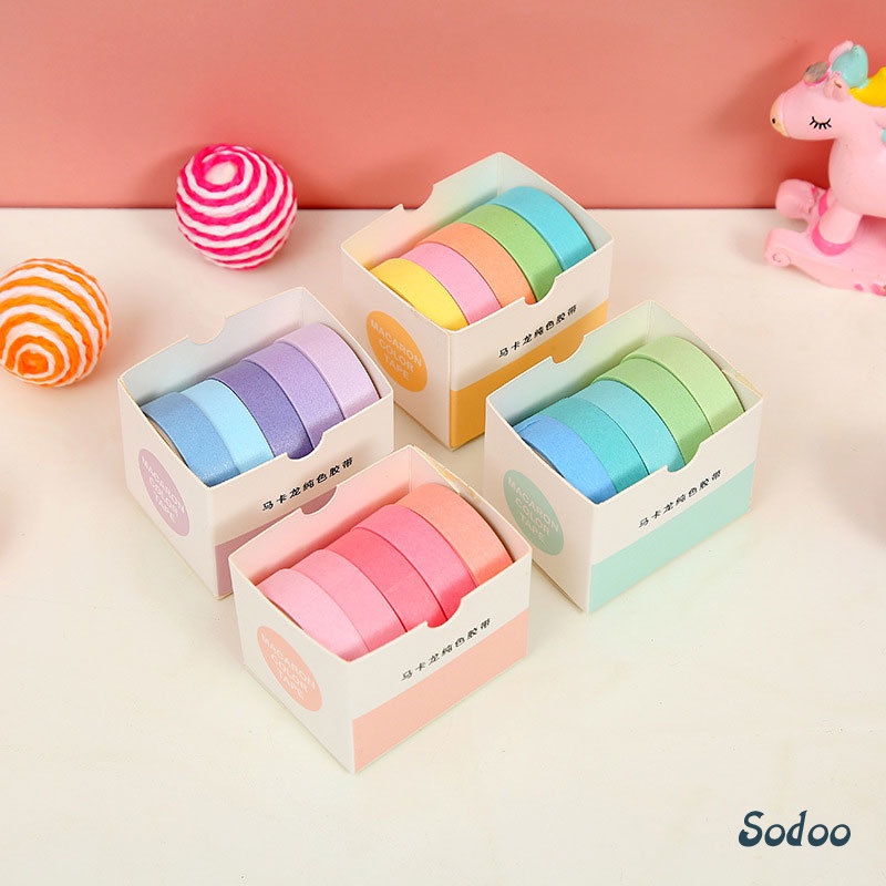 

Washi Tape DIY Scrapbooking Diary Kertas Stiker Roll Lucu Perekat Kertas -SO