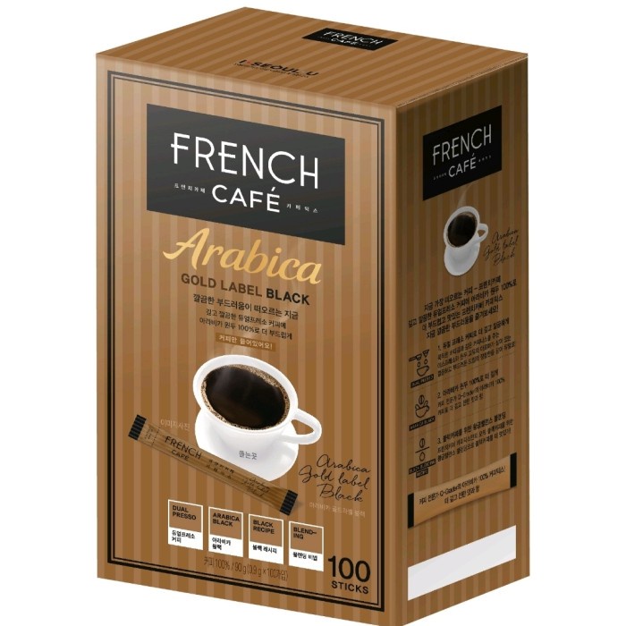 

[10 Sachets] French Cafe Arabica Gold Label Black Korea