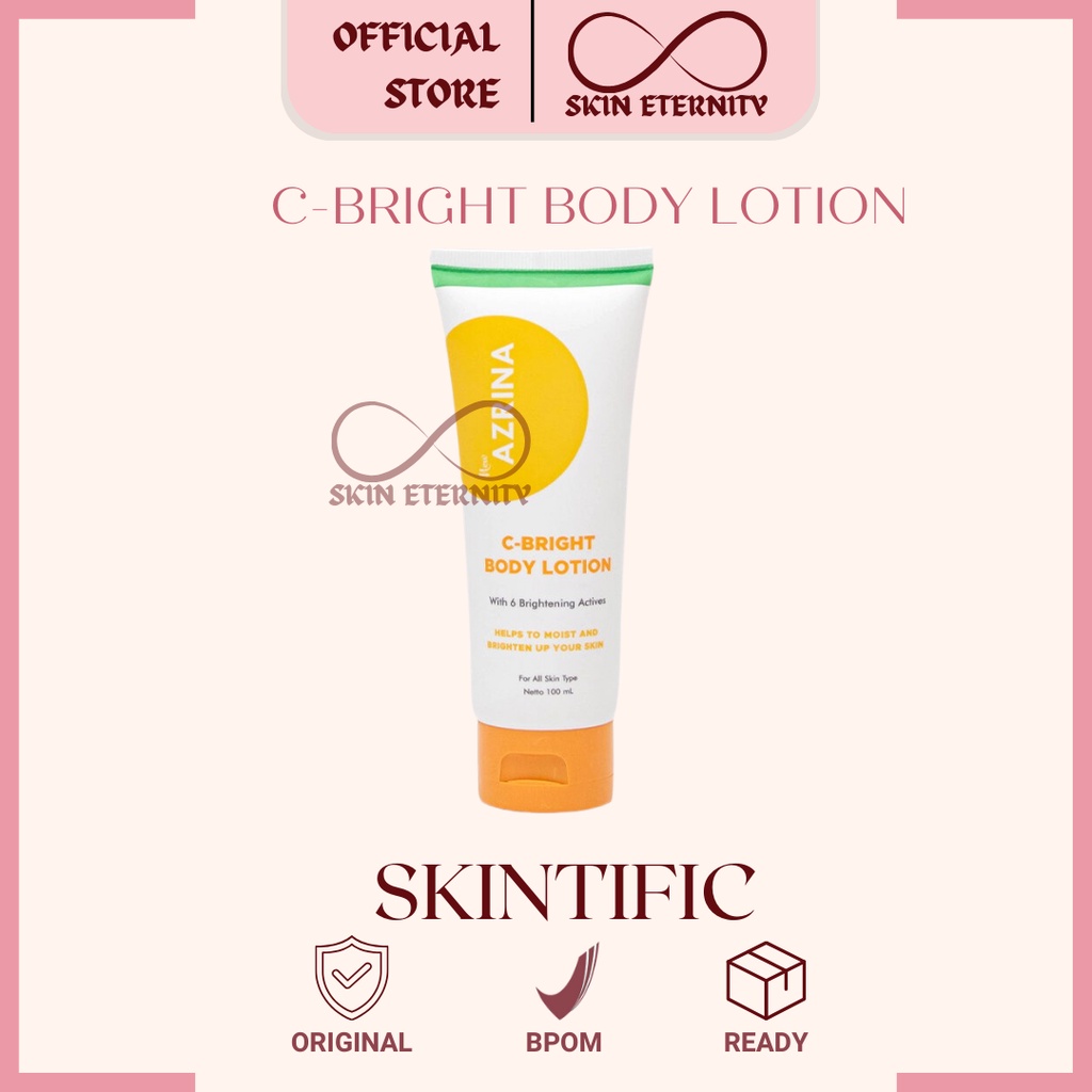 Azrina C-Bright Body Lotion - Brightening Serum Badan Niacinamide 100% ORIGINAL