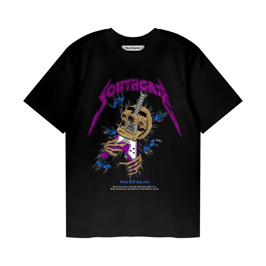 【COD】 NEW Southgate MY RIOT - BLACK T-Shirt KAOS