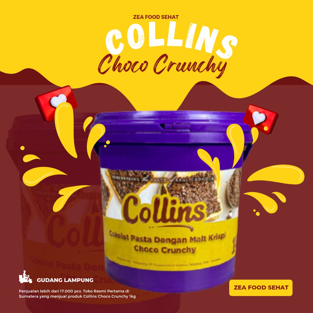 

LAMPUNG COLLINS CHOCO CRUNCHY 1 KG Cokelat Viral se Indonesia