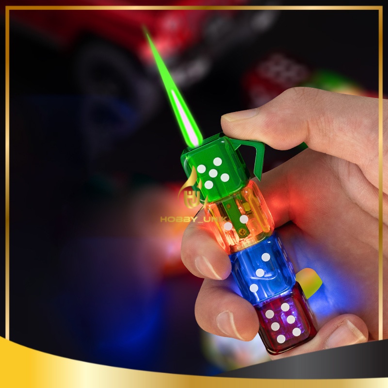 Korek Api Gas Bara Model Dadu LED AW 761 - Hobby Unik