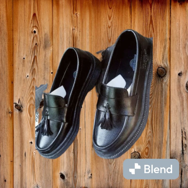 FREE BOX SEPATU PRIA LOAFERS DR, MARTIN, DOCMART, DOKMARTIN HITAM PREMIUM TERLARIS FREE BOX #SEPATU 