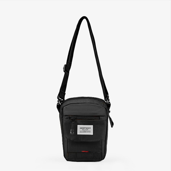 TW43DC Geoff Max - Fardele Black | Sling Bags | Tas Selampang | Waistbag | Tas Pria Wanita