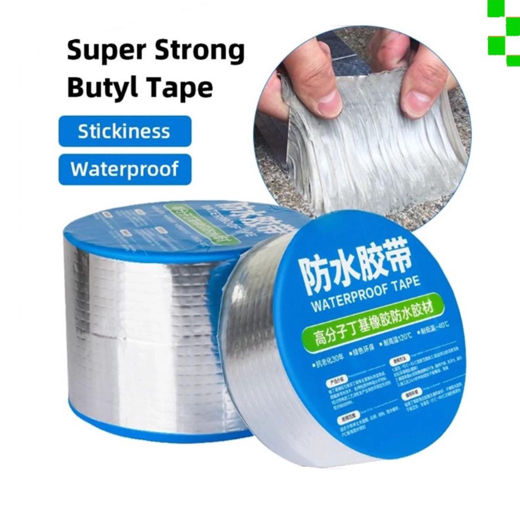 

Lakban Alumunium Foil Anti Bocor / Lakban Waterproof Tape Anti Panas / Lakban Anti Bocor Super Waterproof Alumunium / Lakban Double Tip Tahan Panas
