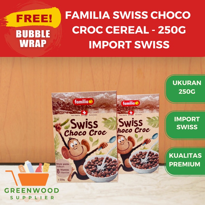 

Familia Swiss Choco Croc Cereal - 250G [IMPORT SWISS]