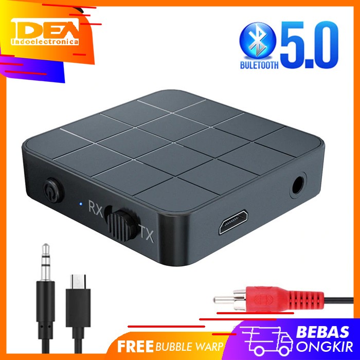 Audio Bluetooth 5.0 Transmitter & Receiver 3.5mm - KN321 - Black