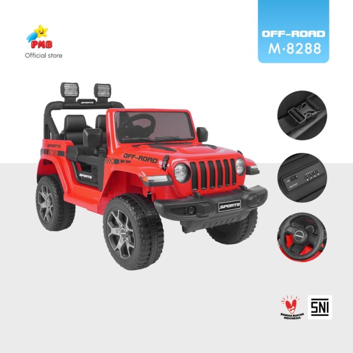 Mobil Remote Mainan Aki Rally Art Off Road Ban Karet EVA M8288