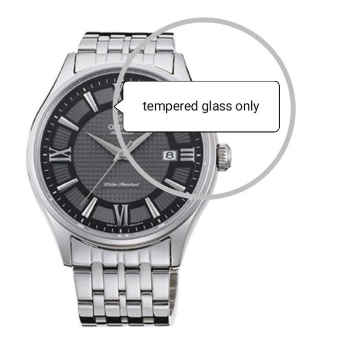 TG tempered glass for ORIENT AC04003A anti gores jam tangan pelindung layar screen protector watch s
