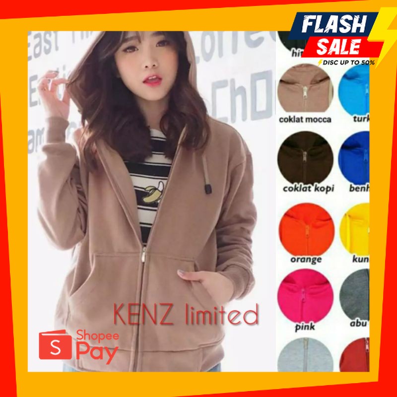 OUTFIT JKT48 | JAKET HOODIE ZIPPER