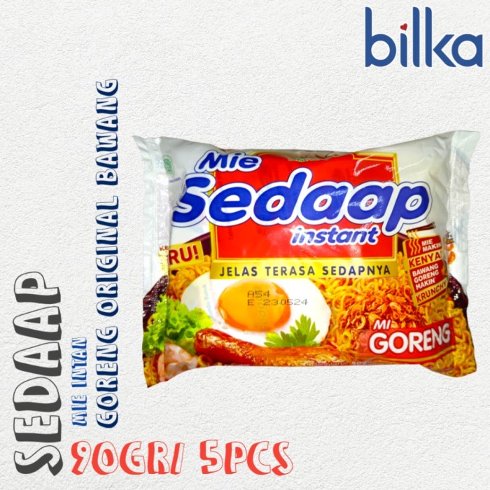 

SEDAAP Mie Instan Bawang Goreng 90gr/ 5Pcs