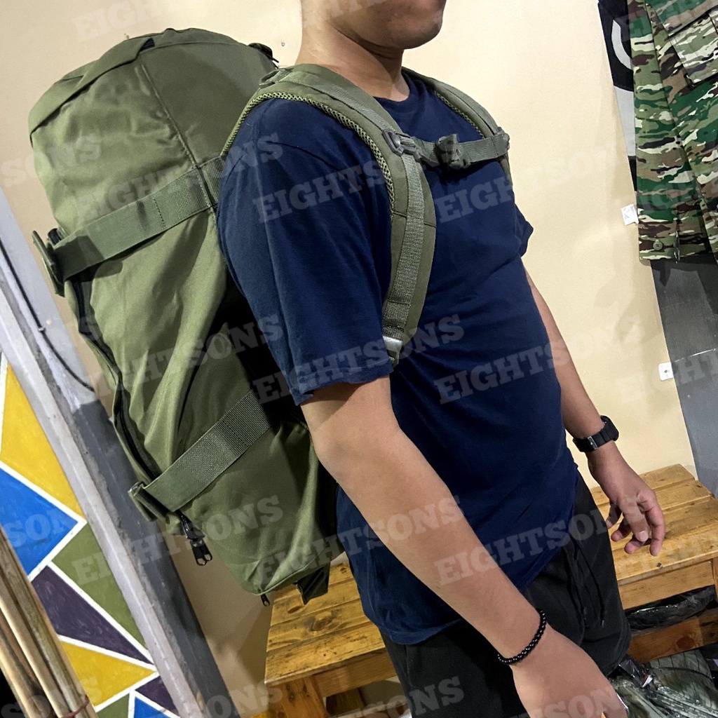 Jatah TNI Tas Pulsak Fulsak Terbaru Ransel Selempang Jinjing Pulsak Resleting Jatah TNI