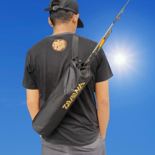 Tas Joran Rill Pancing Tabung Bulat Serut Rodbelt Murah Import Waterproof Anti Air Panjang 80 100Cm