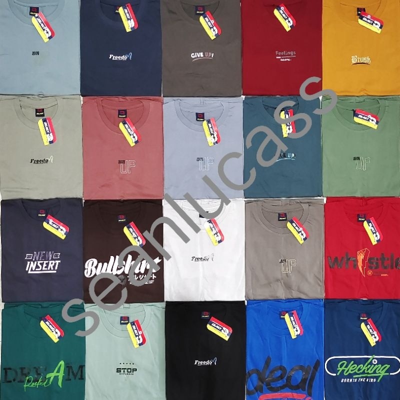 Kaos Oblong murah gambar tulisan basic BLAST size L XL XXL