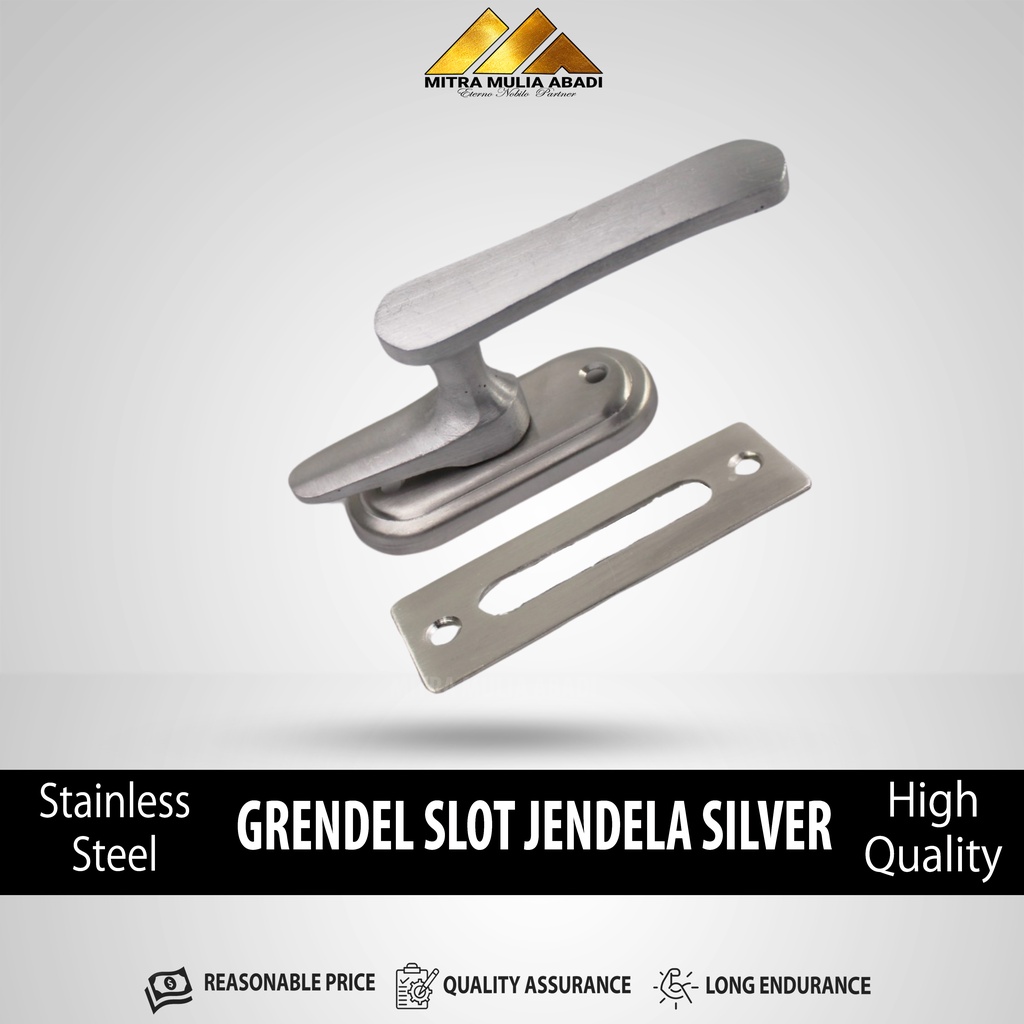 Rambuncis Jendela Aluminium Tebal | Grendel Slot Jendela | Slot Jendela | Gagang Jendela