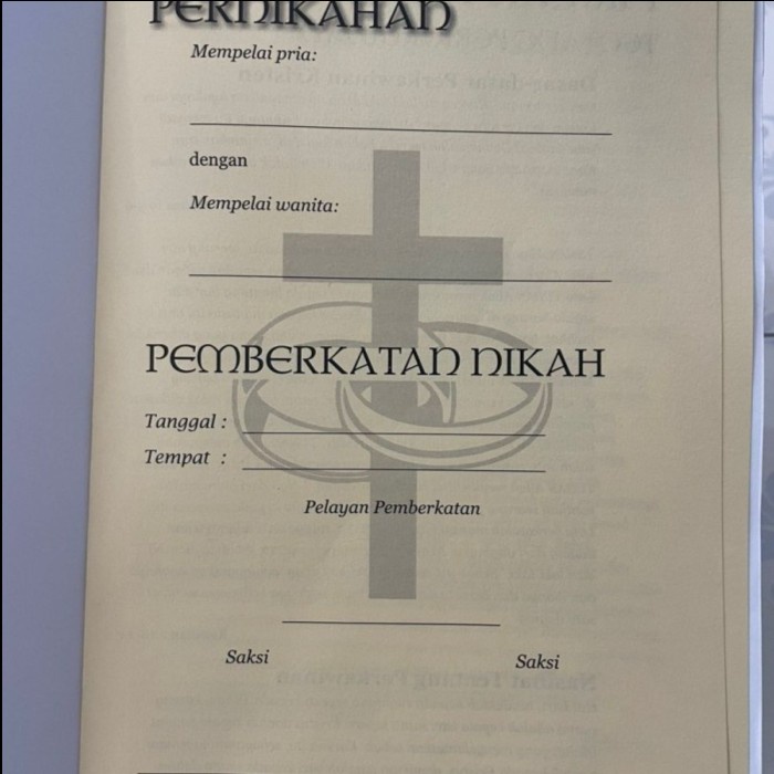 Terlaris ✨ - Alkitab Pernikahan Ukuran Sedang - Alkitab 052 TI Wedding - LAI