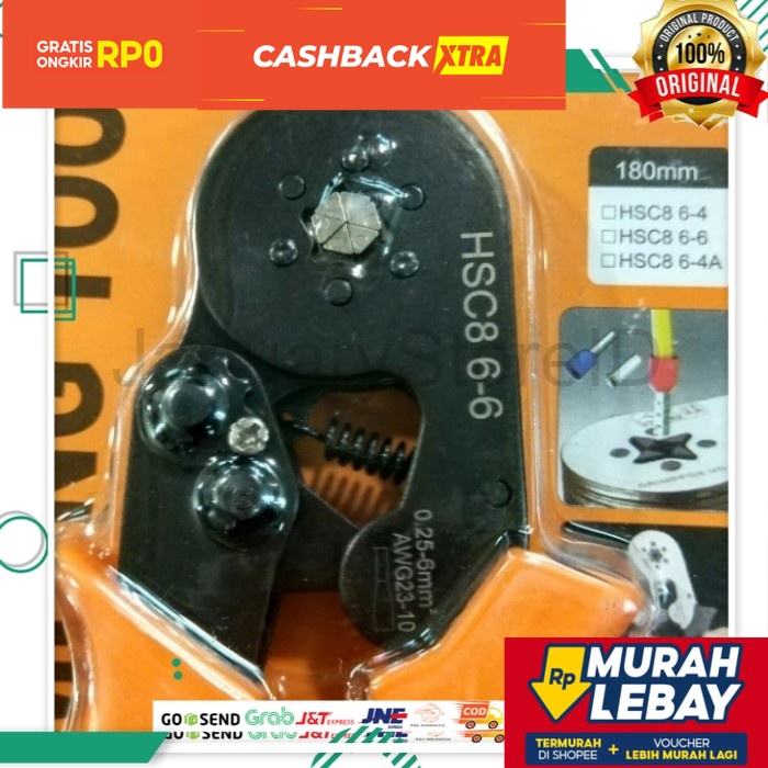 TANG PRESS SKUN FERULES 0,25-6mm CRIMPING TOOLS FERULES | By DistributorKabelJakarta