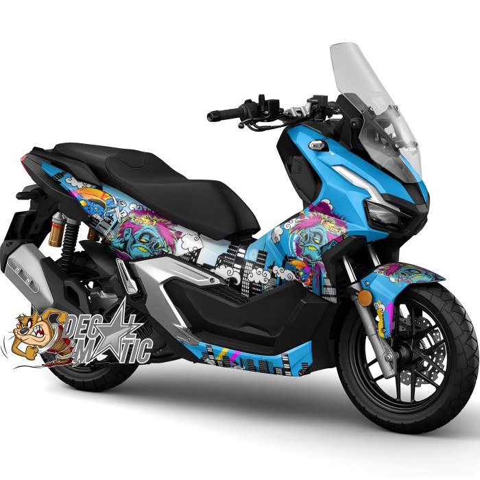 Stiker honda ADV 150 Full Body Decal Motor  ADV 160 ABS non ABS Zombie