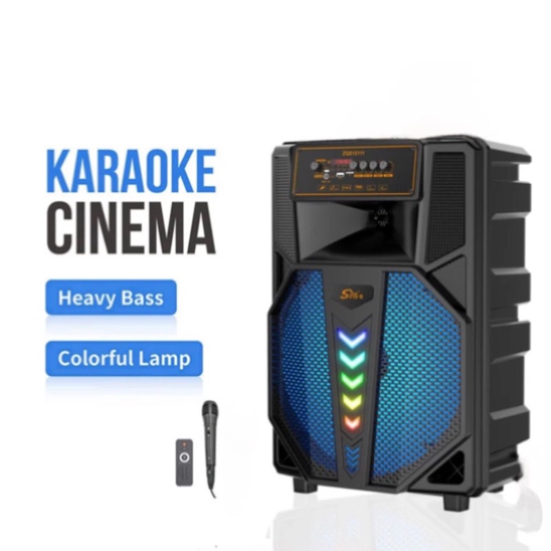 Speaker bluetooth jinlong JL-1938 Speaker Bluetooth Karaoke Free mic -Sounday