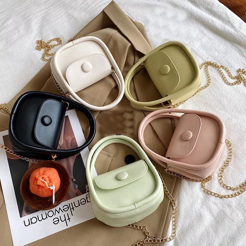 Tas selempang wanita Levi Mini - Tas wanita korea - Sling bag wanita mini (Plus Syal/Twilly)