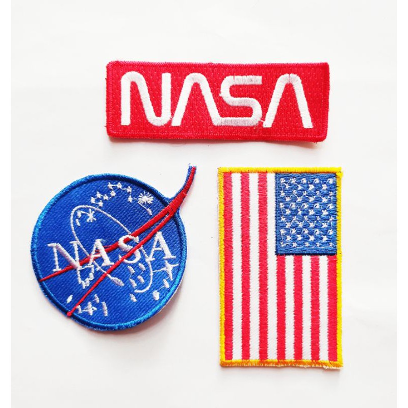 Bordir Bordir patch bordir/bordir tempel/tempelan jaket/bordir NASAbisa pesan satuan