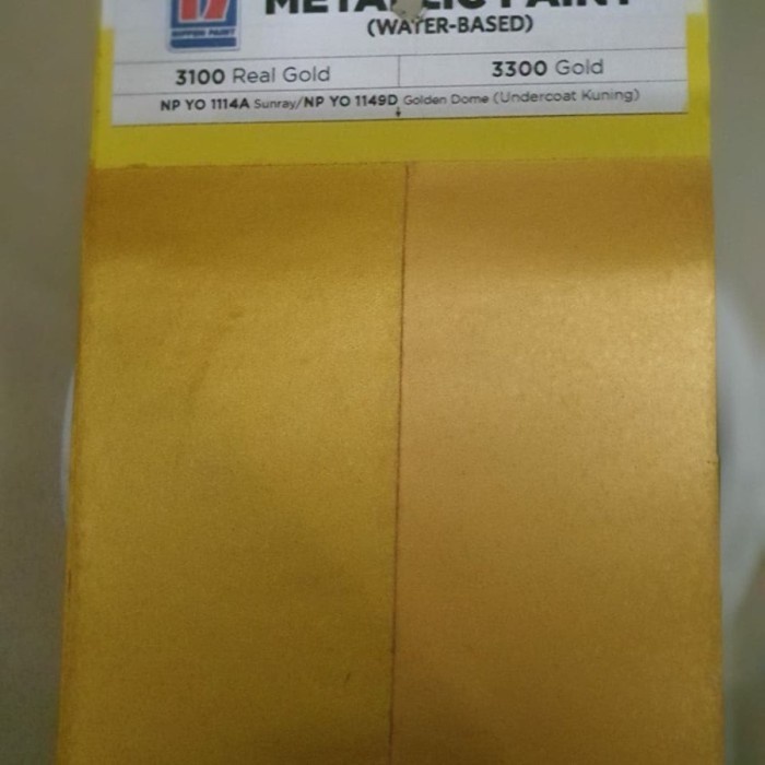 CAT NIPPON METALLIC PAINT GOLD 0,75 L WATER BASE METALIC
