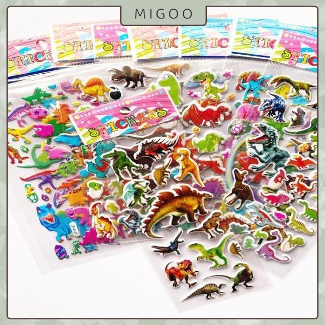 

MiGoo Stiker Timbul Random Stiker Anak 3D Stiker Karakter Stiker Anak Stiker Mainan Anak Perempuan Stiker Mainan Anak Laki-Laki Stiker Tempel