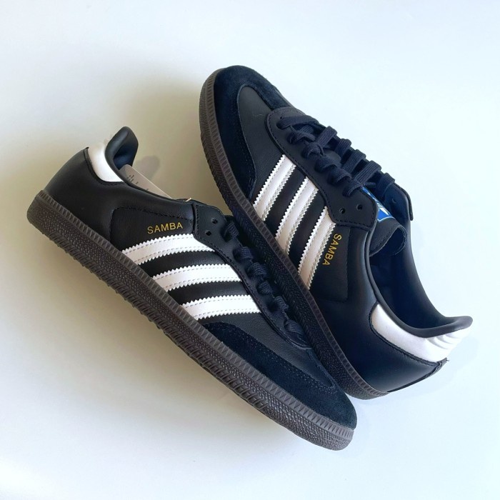 Adidas Samba OG Black White Gum (B75807) 100% Original