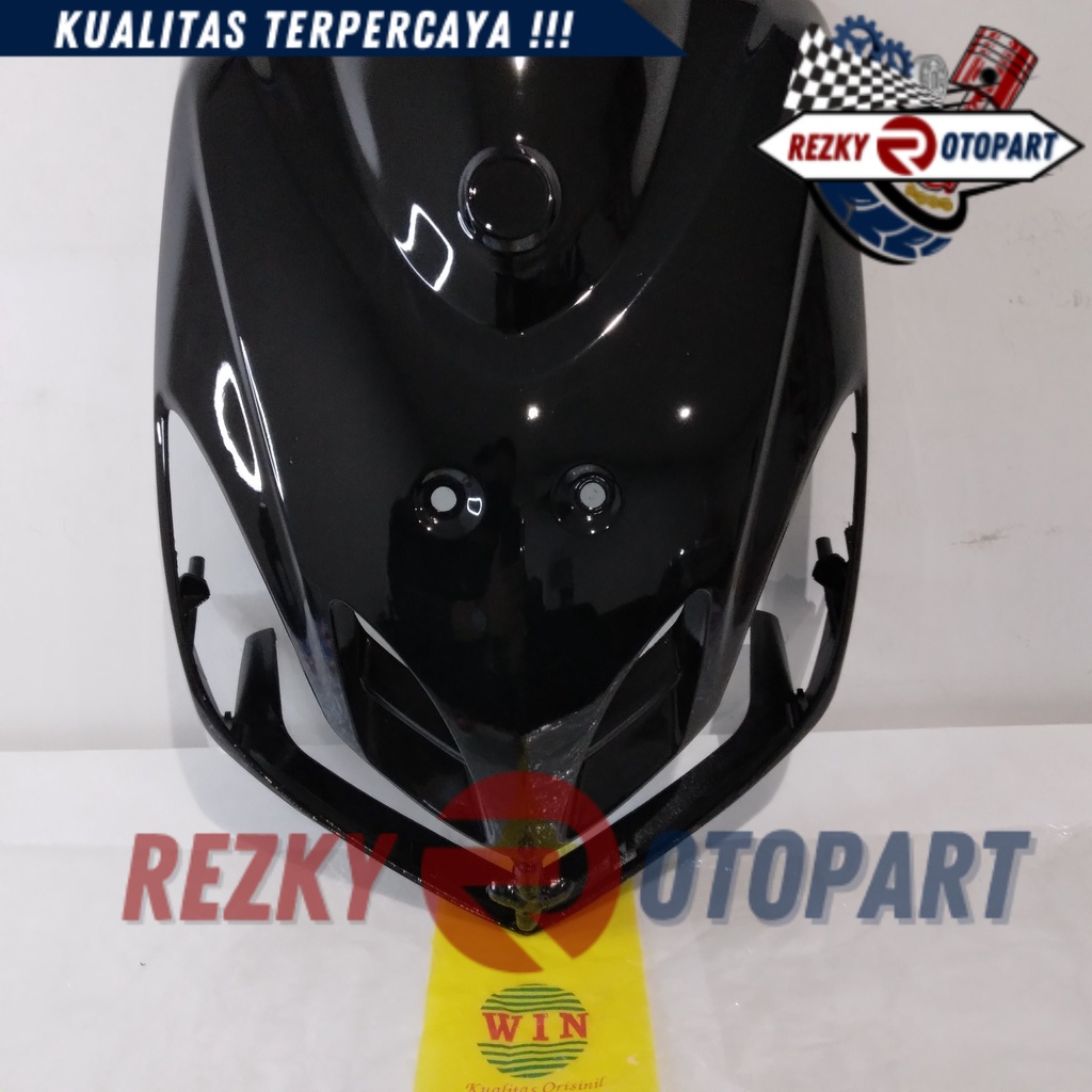 Tameng Depan Mio Sporty Smile 2008 2009 2010 Hitam | front panel WIN | cover bodi motor karburator |
