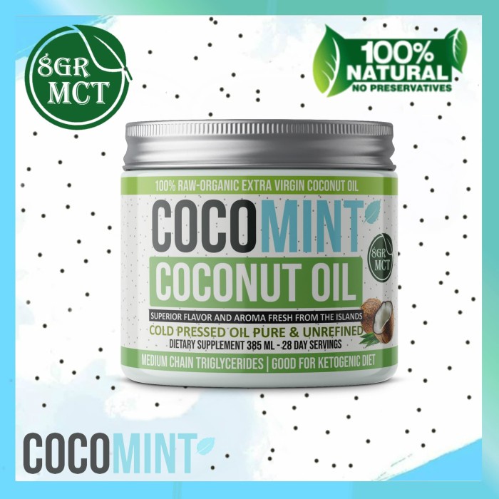 

KD-76 Minyak Kelapa Murni MCT VCO Virgin Coconut Oil Original Diet - 400ml