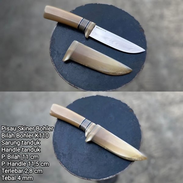Pisau bohler k110 pisau tanduk kualitas terbaik