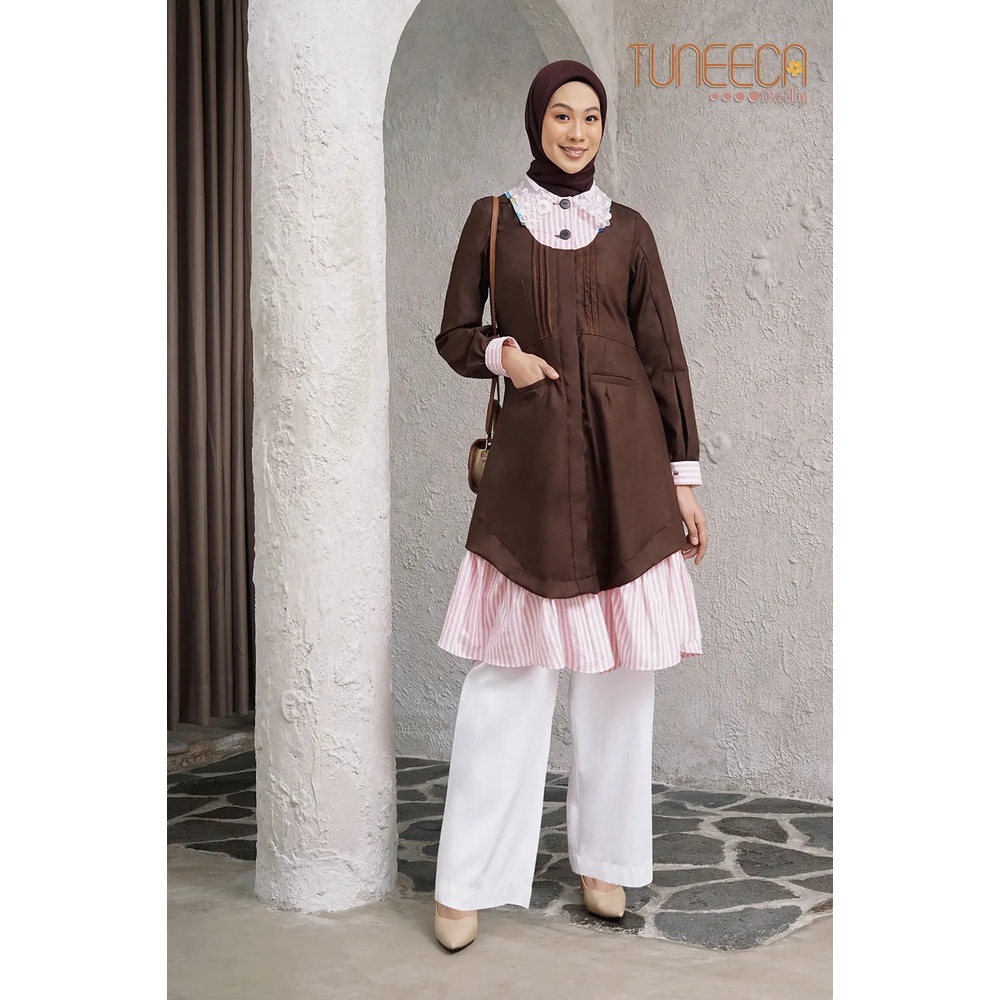 TUNEECA DAILY SHORT DRESS Leigh / Gamis Mewah Kekinian