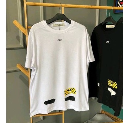 【COD】 NEW KAOS OFF-WHITE T SHIRT PREMIUM MIRROR 1:1 LIKE ORIGINAL 1:1 UNISEX KAOS
