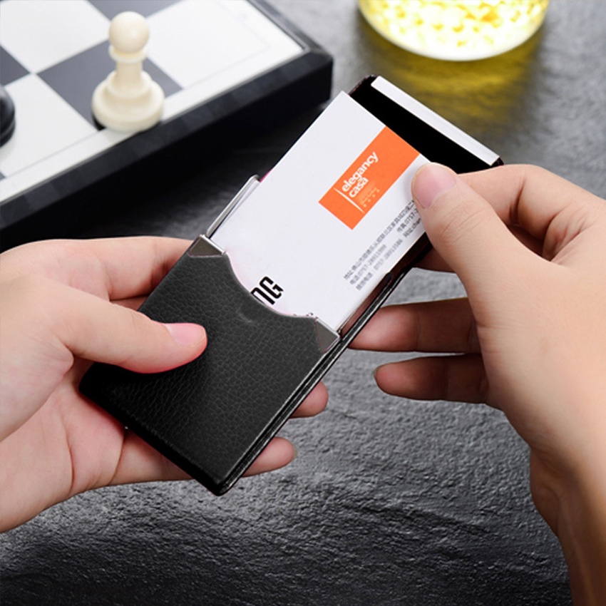 Focus Kotak Bungkus Rokok Dompet Elegan Leather Cigarette Case Simpan Rokok Motif Dompet