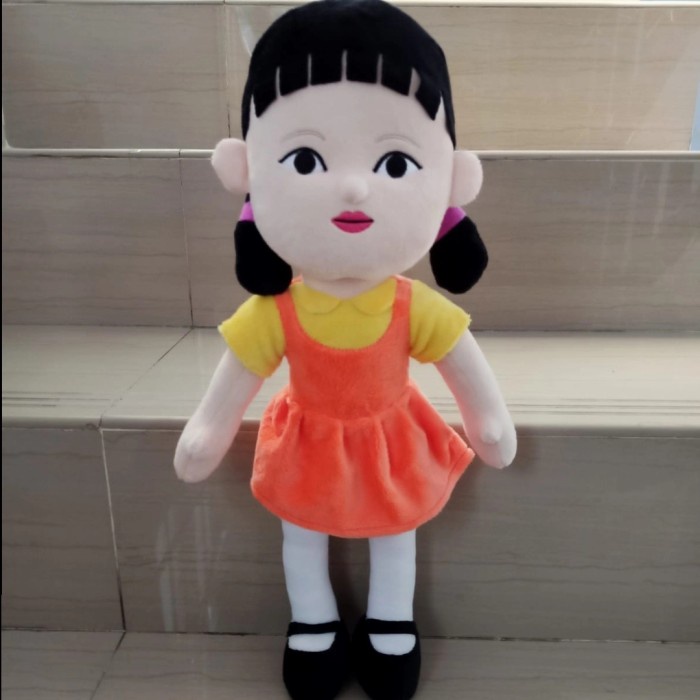 HF74 boneka squid game doll girl import