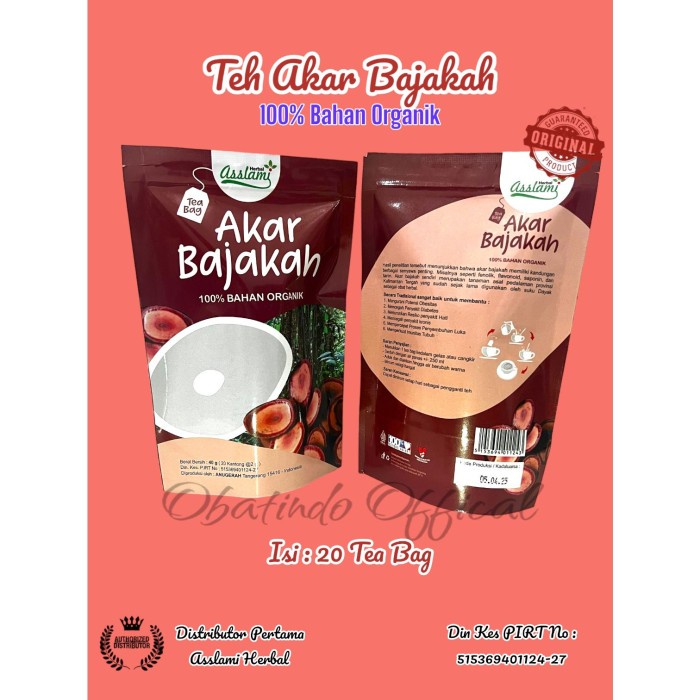 

Ready Stock Akar Bajakah | Teh Celup Akar Bajakah Murni Asslami | Pouch Mengurangi potensi Obesitas, Mencegah penyakit Diabetes, Mempercepat proses penyembuhan Luka, dll Jamu Herbal Termurah