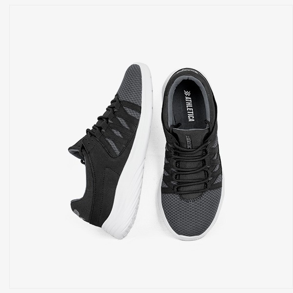 Terlaris ✨ -Athletica Official Shop - Warner 1 Dark Grey | Sepatu Running | Sepatu - 43