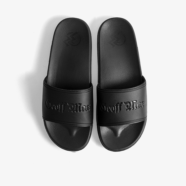 COD Geoff Max - Alston Black | Sandals Slipper | Sandal Selop | Sandal Slide | Sanda Pria Wanita