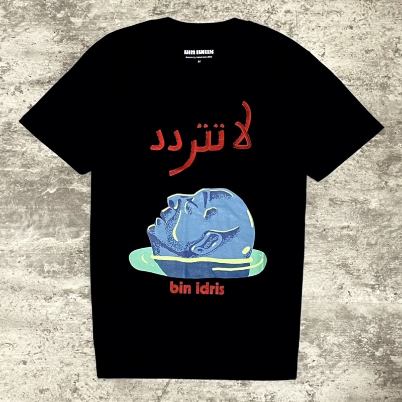 【COD】Bin Idris - Calm Water Tshirt - Black Tidur pendek Fashion Hardworking T shirt TOP kaos