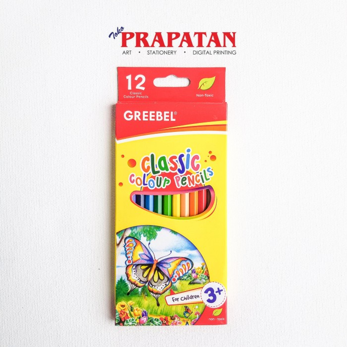 

FM - BEST SELLER Pensil Warna Greebel 12 Warna / Classic Colour Pencils