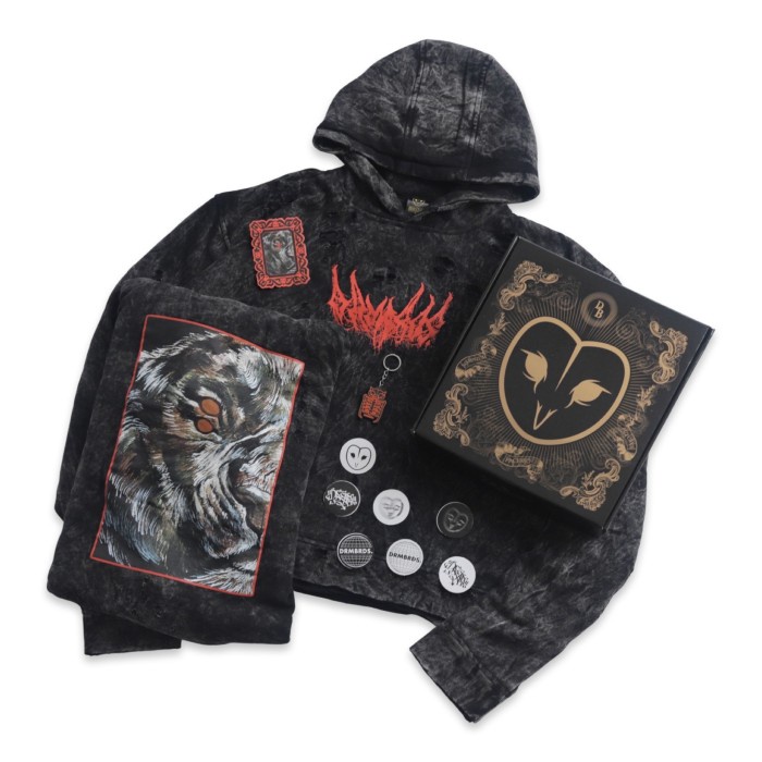[COD]- DREAMBIRDS "MEHANNA II" DESTROYED OVERSIZED HOODIE LIMITED EDITION - L