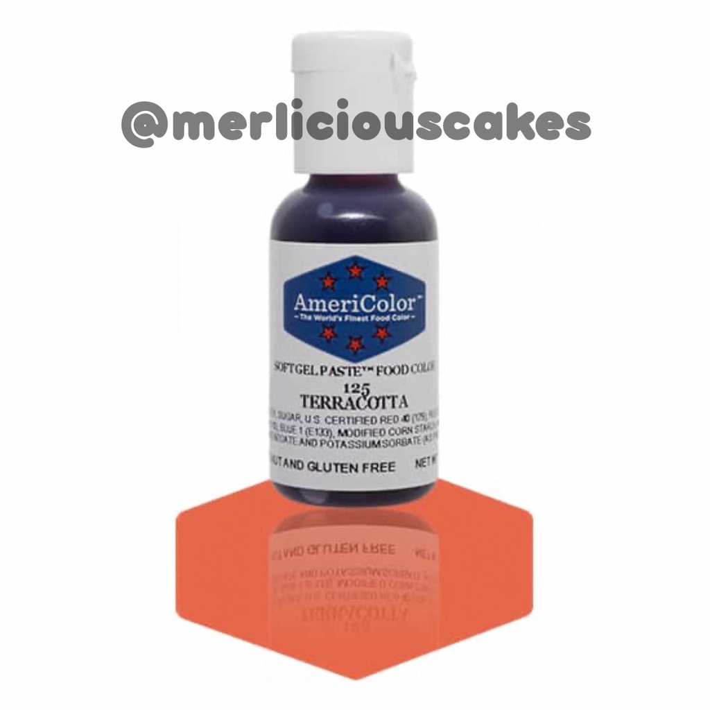 

Americolor 0,75 Oz Soft Gel Paste Terracotta