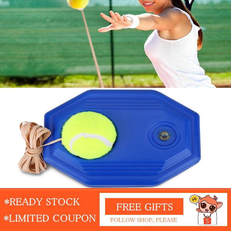 Alat Latih Bola Tenis dengan Karet Elastis untuk Latihan PukulanTennis