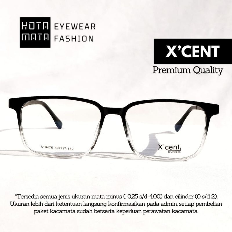 Frame Kacamata Xcent Original Lentur Premium Kotamata.id