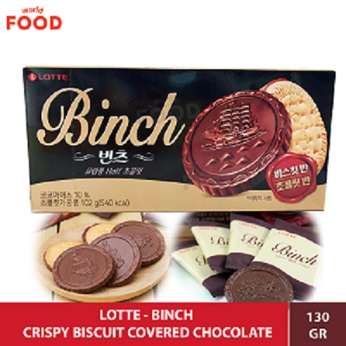 

LOTTE - BINCH CRISPY BISCUIT COVERED CHOCOLATE