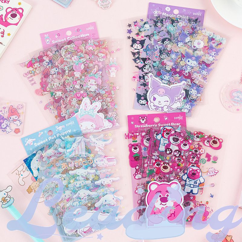 

Tahan air transparanStiker PVCSanrioKartunStiker kreatif anak -anak-Le