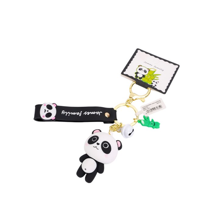 LH86 KKV - Gantungan Kunci Karakter James Family Aksesoris Keychain Lucu - Panda