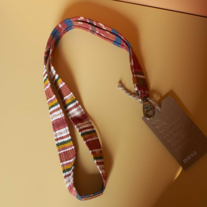 

NS76 Tali ID Card - Name Tag - Gantung ID Card Lanyard Tenun Ikat | Noesa - 014C23