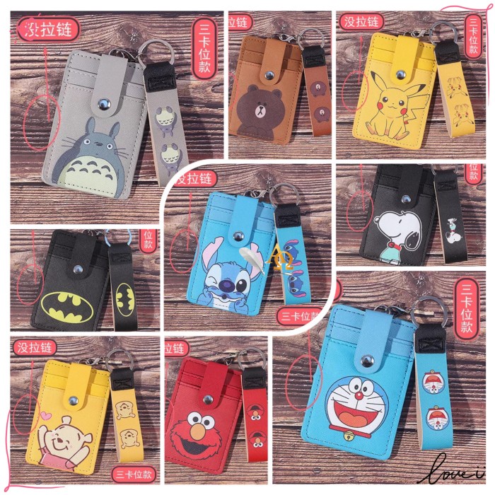 

NS76 Tempat Kartu Unik/ ID Card Holder Motif Kartun Lucu For Kartu MRT 11th